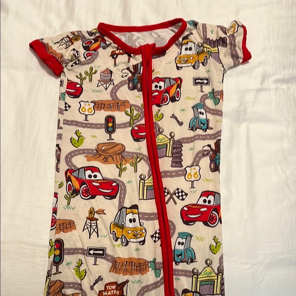 Little Sleepies Red and Cream Kids Pajamas